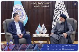 ملاقات وزیر صنعت و تجارت امارت اسلامی افغانستان با والی سیردریای جمهوری اوزبیکستان