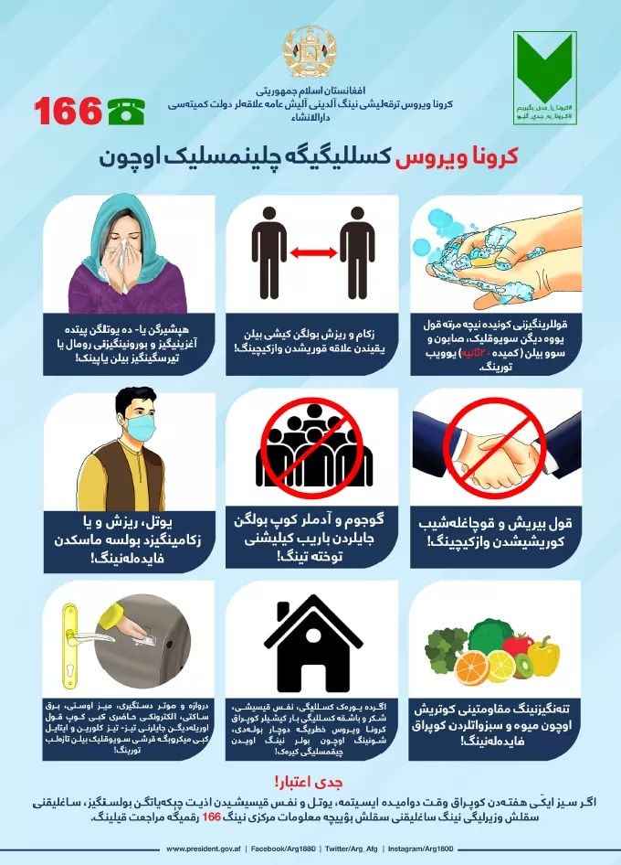 کرونا ویروس کسللیگیگه گه چلینمسلیک اوچون