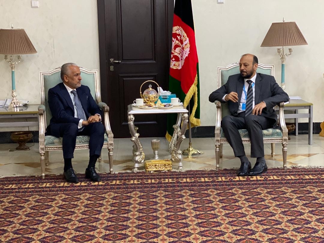 سرپرست وزارت صنعت و تجارت با مقامات ولایت بلخ دیدار نمود