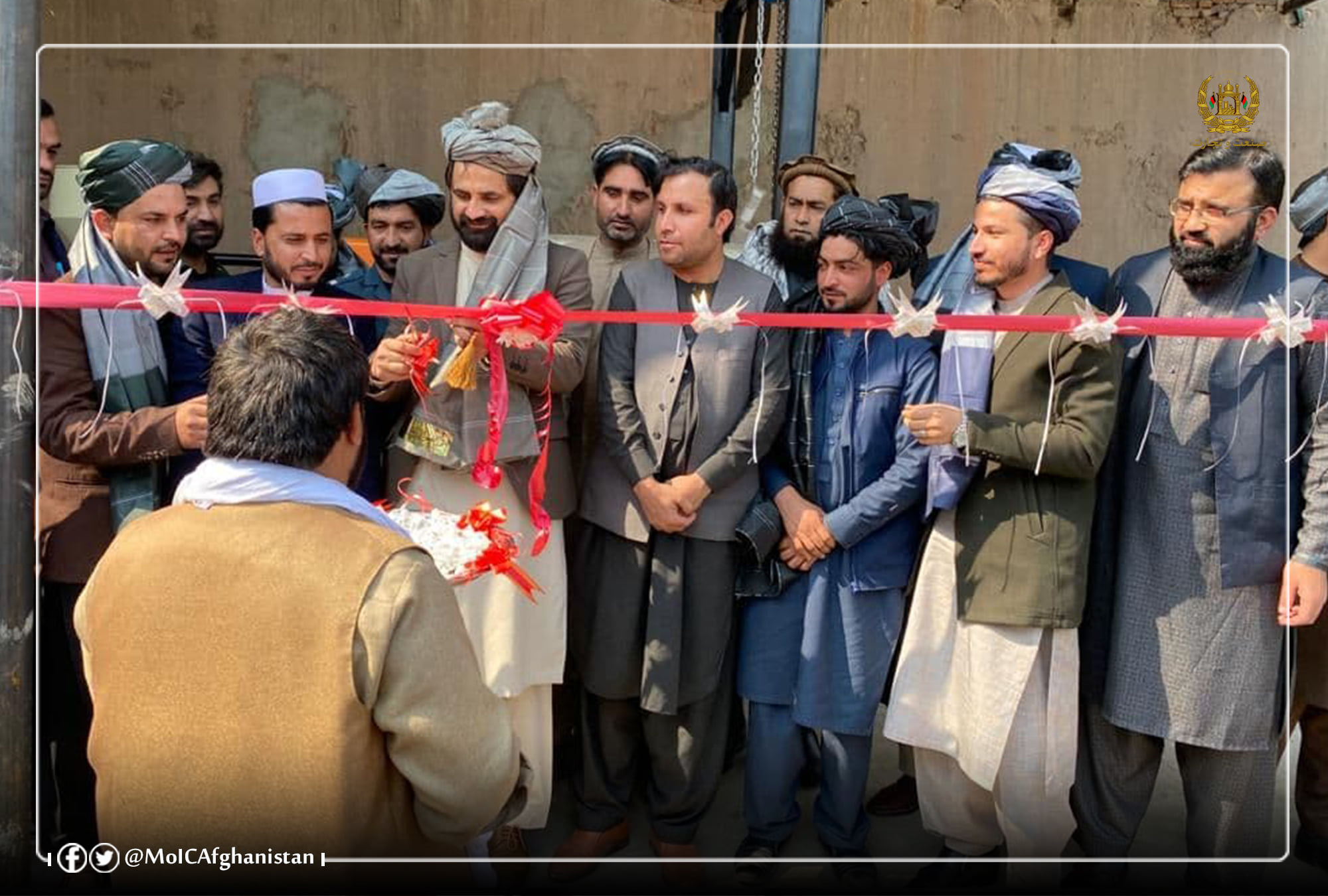 گشایش کارخانه‌ی تولیدی محصولات پلاستیکی در ولایت ننگرهار