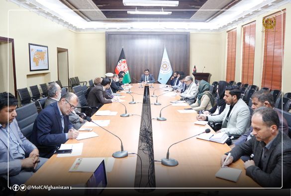 د افغانستان د صادراتو ملي ستراتیژۍ د کرنیزو محصولاتو او زعفرانو کمیټې تخنیکي غونډه
