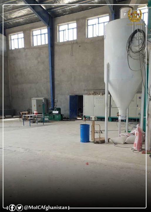 افزایش سرمایهگذاری یک کارخانهی تولیدی آرد در ولایت قندهار