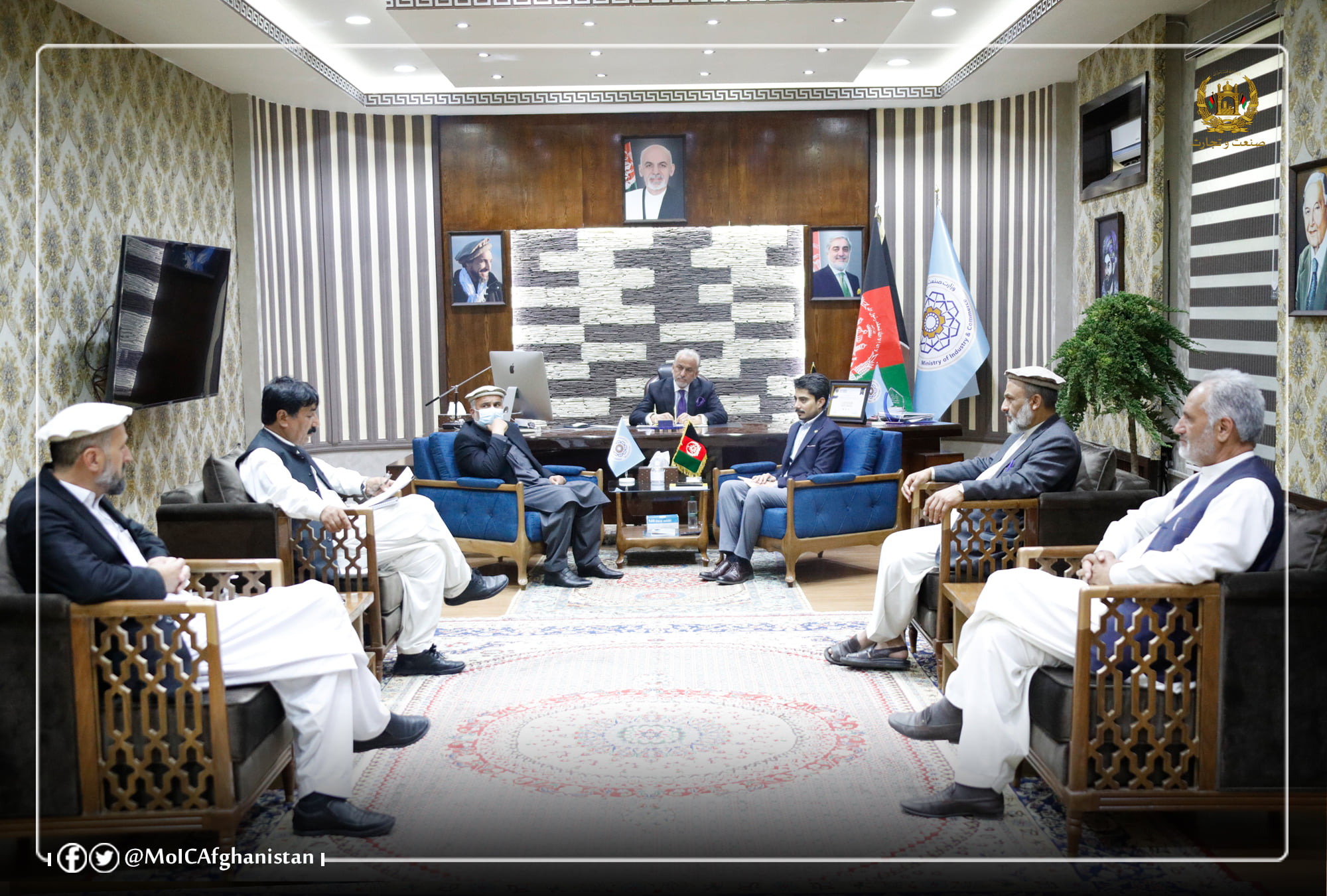 Minister of Industry and Commerce emphasizes holding elections for the Afghanistan Chamber of Agriculture and Livestock