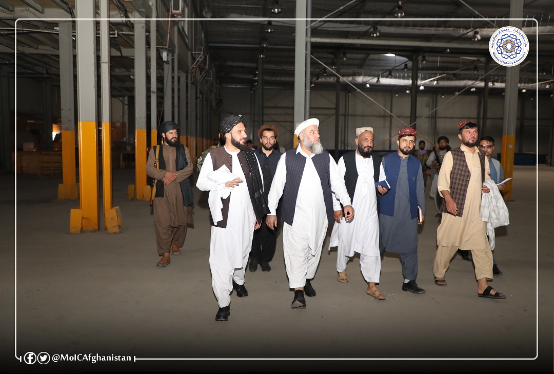 بازدید سرپرست وزارت صنعت و تجارت از بخش‌های پارک صنعتی پلچرخی