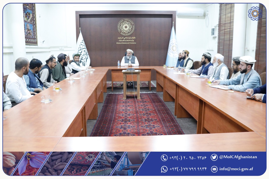 دیدار سرپرست وزارت صنعت و تجارت با صنعتکاران و تاجران پکتیا