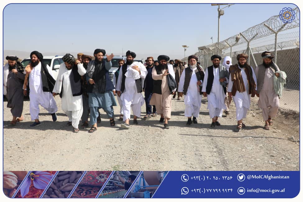 سپین بولدک بندر څخه د صنعت او سوداګرۍ سرپرست وزیر لیدنه