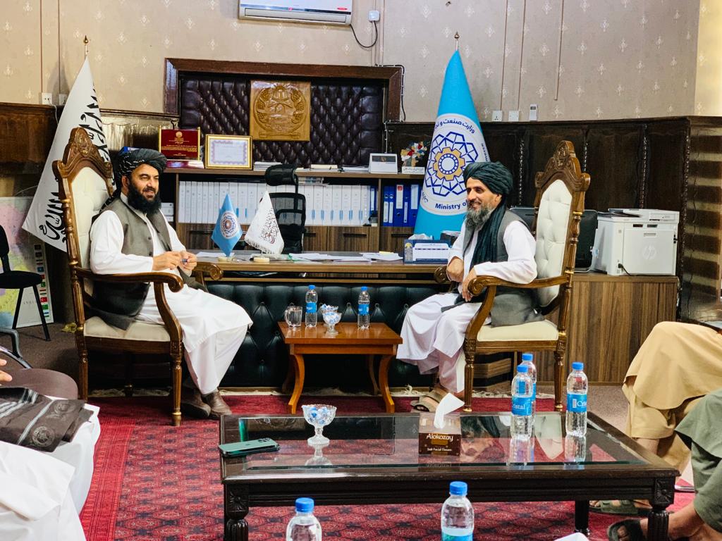 د پنجشېر ولایت امنیه قومندان د سوداګرۍ وزارت له مرستیال سره لیدنه ترسره کړه