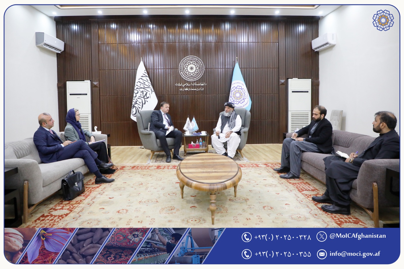 د ناروي د شاهي دولت له شارژ دافیر سره لیدنه