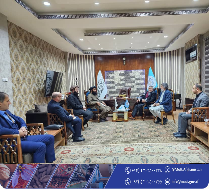 د ترکیې هيواد له یو شمير ملي سوداګرو سره  لیدنه