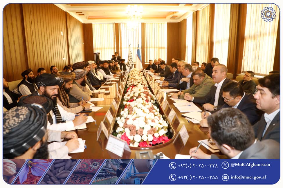 نشست دوجانبه تقویت روابط اقتصادی افغانستان- اوزبیکستان برگزار گردید