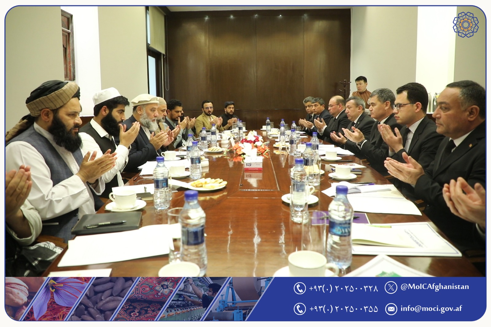 نشست دوجانبه میان افغانستان و ترکمنستان