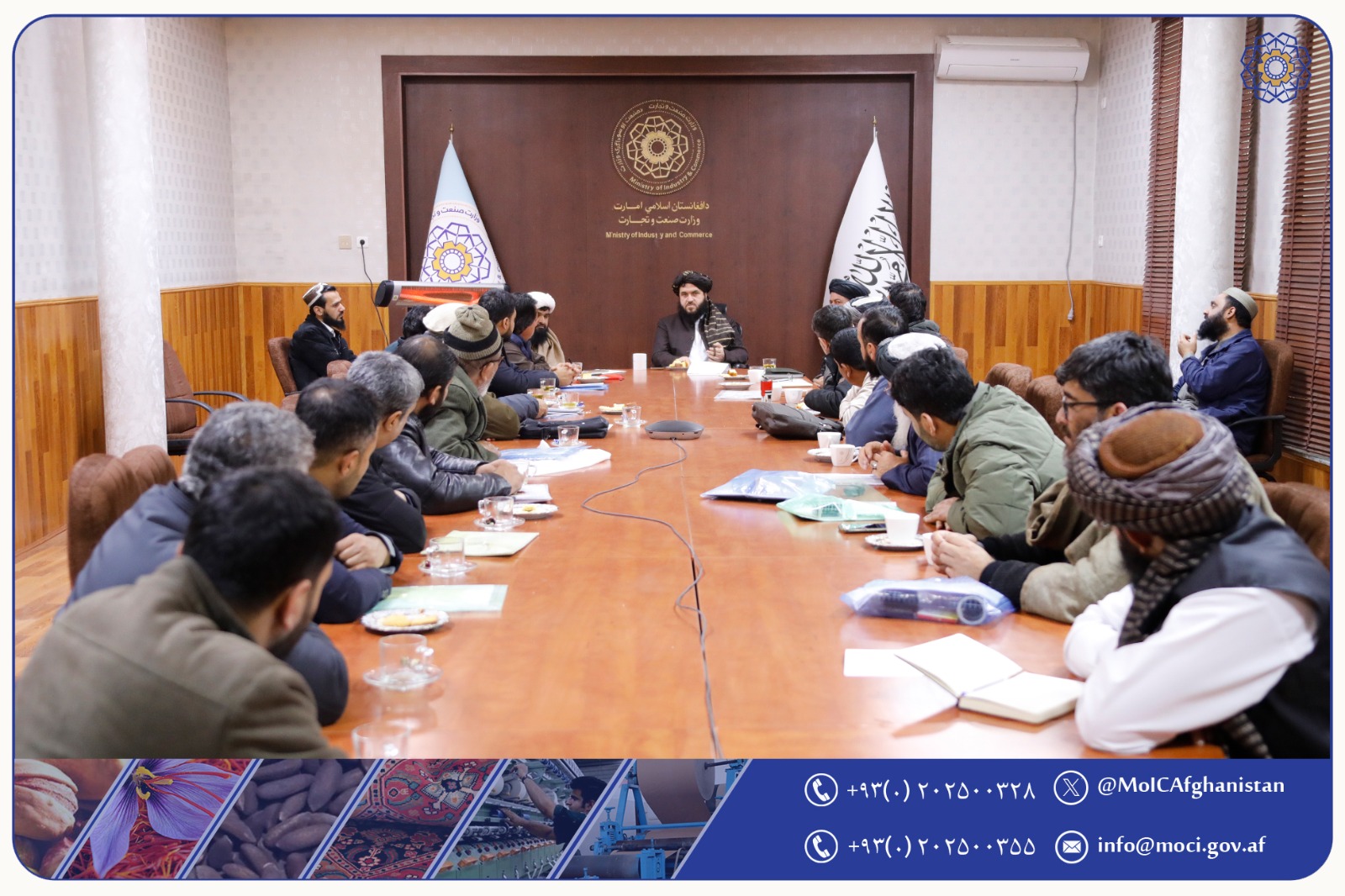 معین وزارت صنعت و تجارت به صنعت کاران در مورد حل مشکلات شان اطمینان داد
